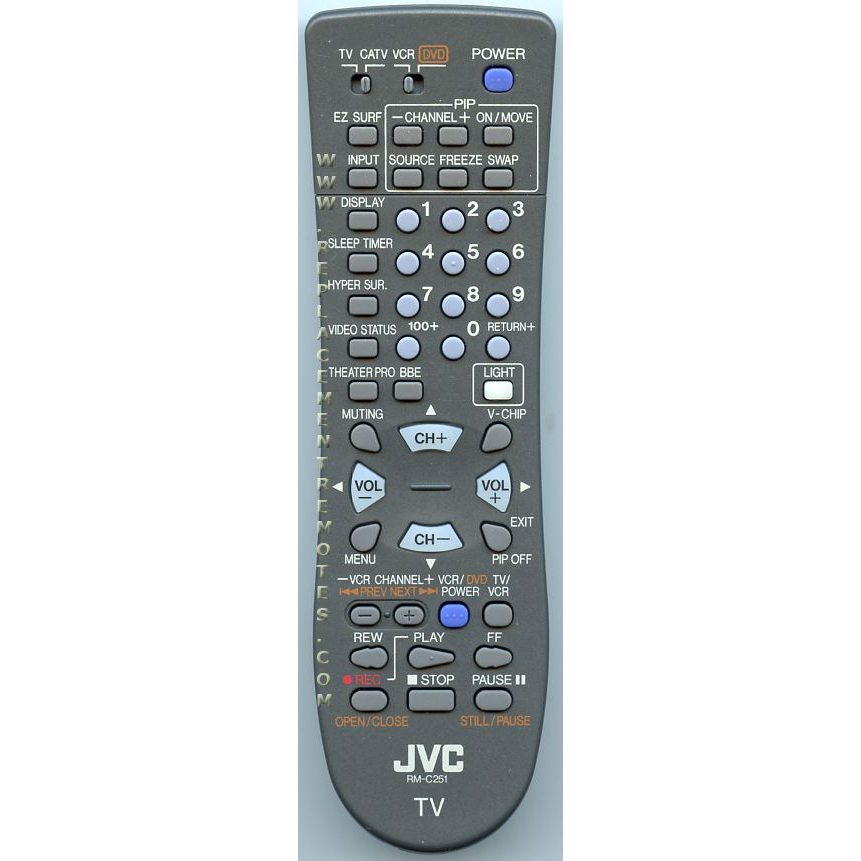 JVC RMC251 TV Remote Control