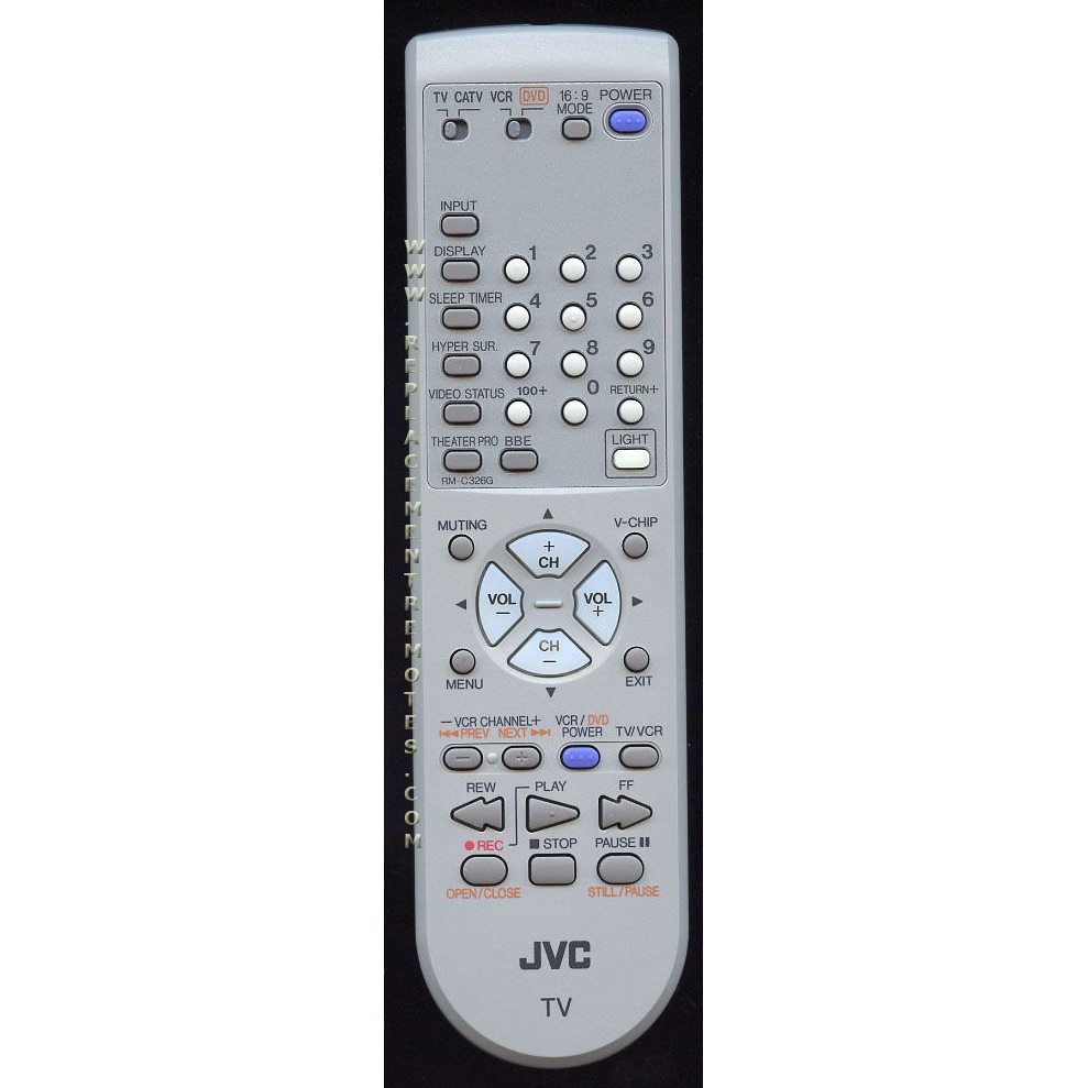 JVC RMC326G TV Remote Control