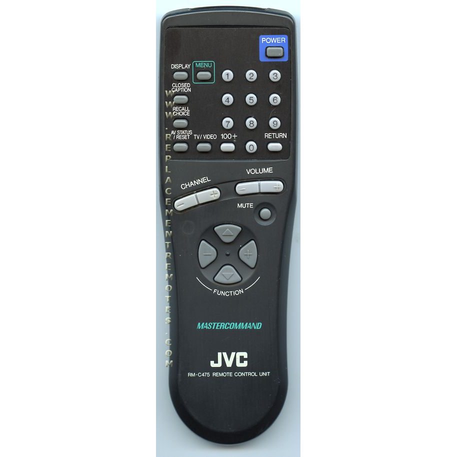 JVC RMC475 TV Remote Control