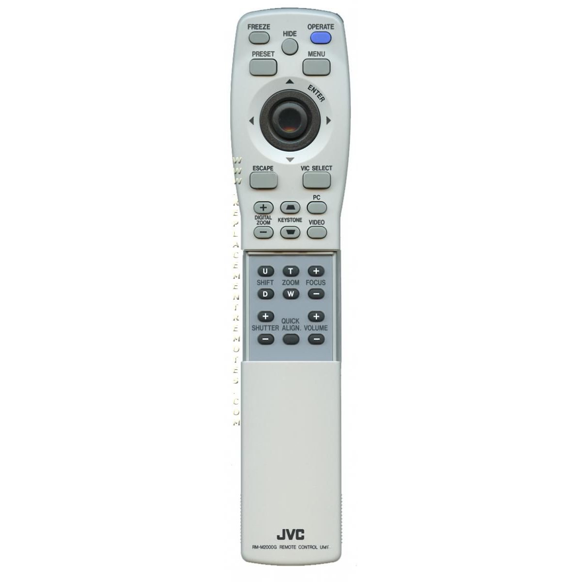 Control remoto del proyector JVC RMM2000G