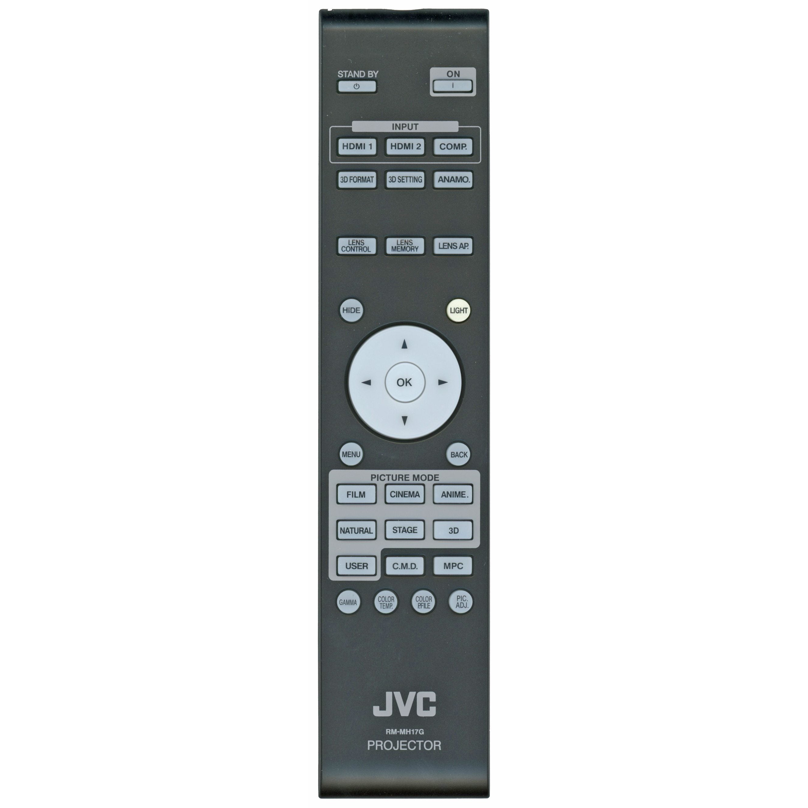 JVC RMMH17G Projector Remote Control