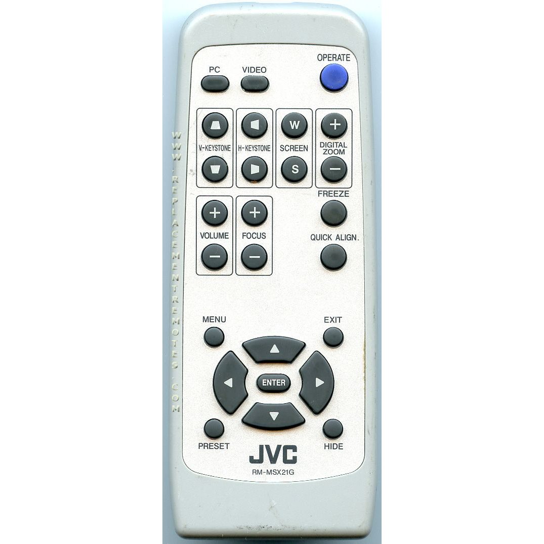 Control remoto del proyector JVC RMMSX21G
