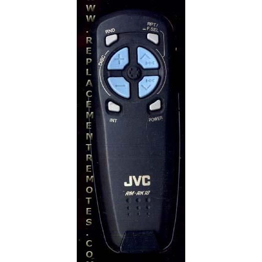 JVC RMRK18 Compact Disc Automatic changer Audio Remote Control - VGR0047002