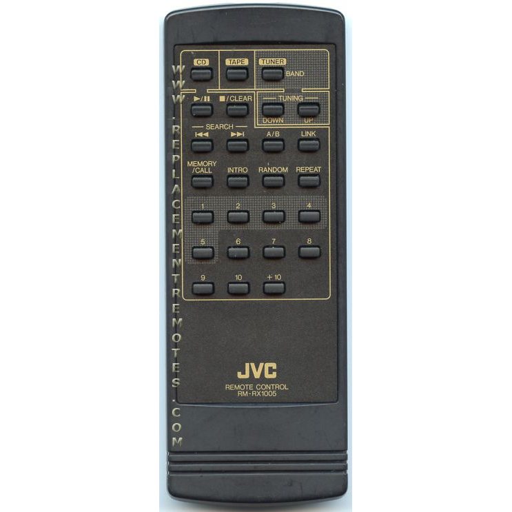 JVC RMRX1005 Audio Remote Control