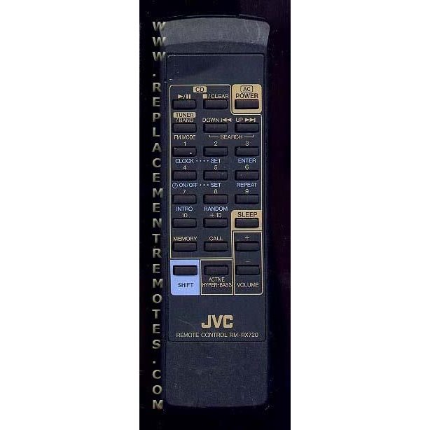 JVC RMRX720 Audio Remote Control