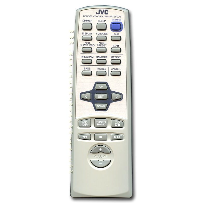 JVC RMRXFS5000 Audio Remote Control