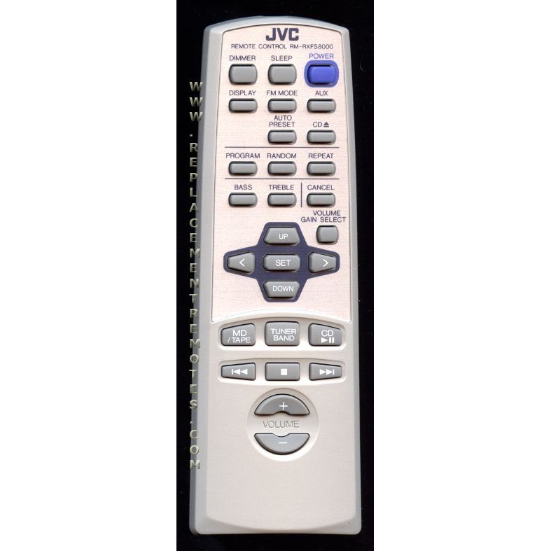 Control remoto de audio JVC RMRXFS8000
