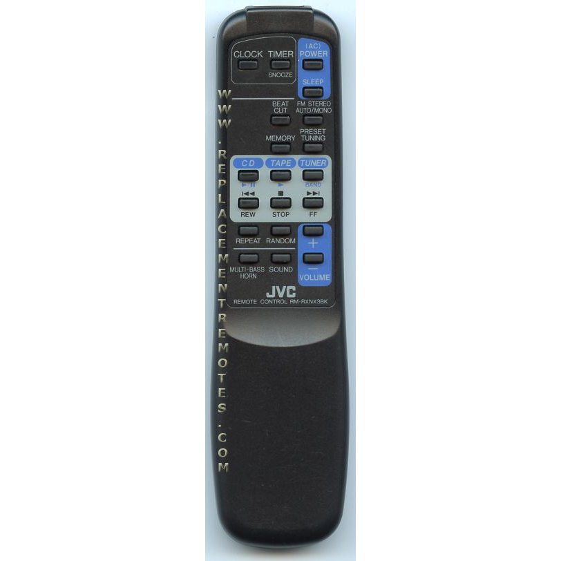 JVC RMRXNX3BK Audio Remote Control