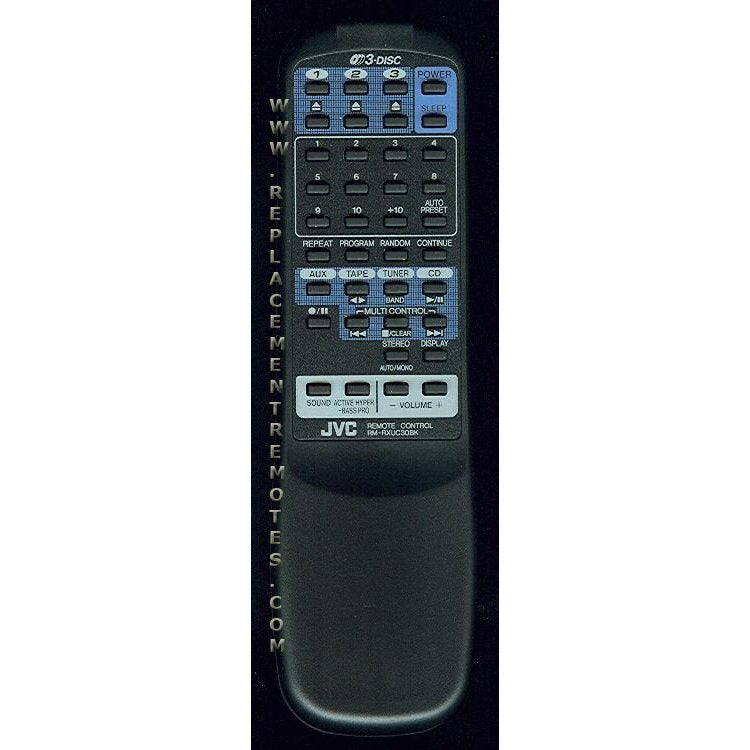 Télécommande audio JVC RMRXUC30BK