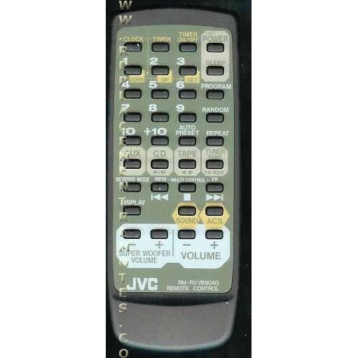 Télécommande audio JVC RMRXVB90AG