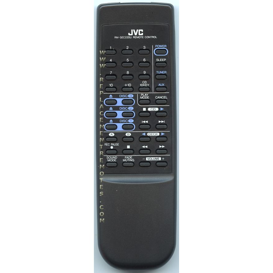 JVC RMSEC220U Audio Remote Control