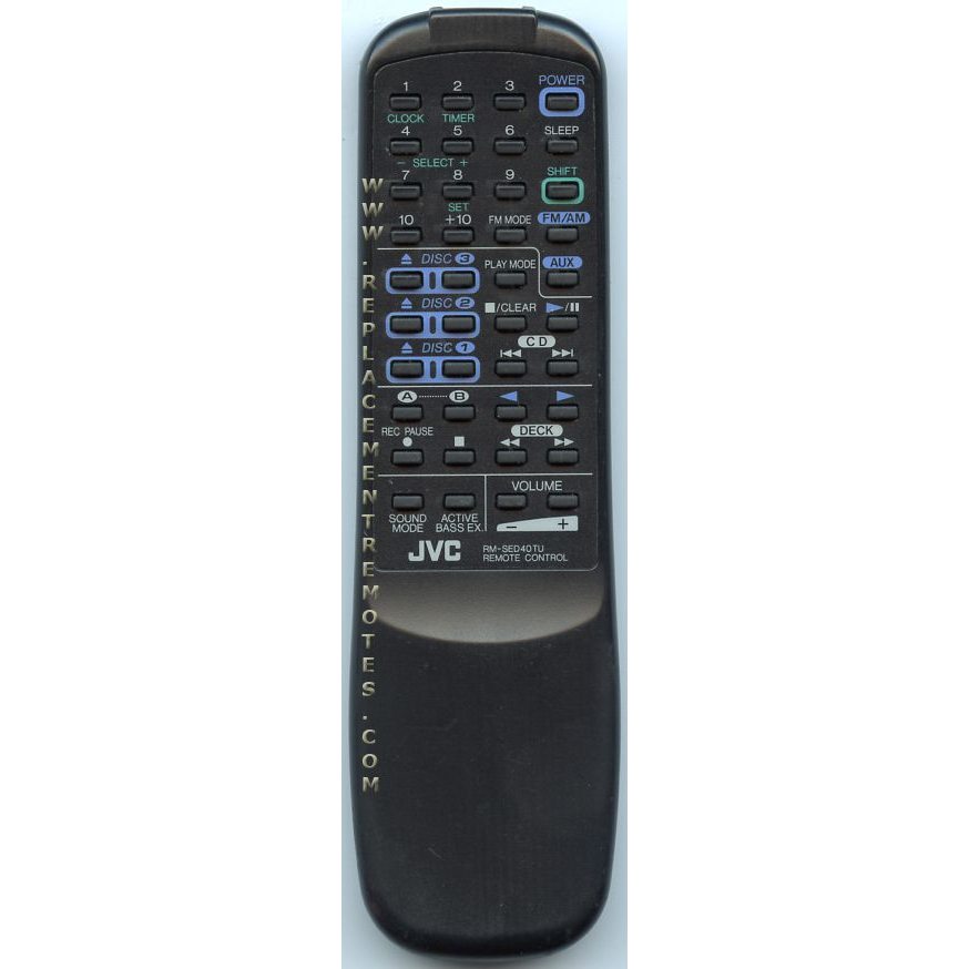 JVC RMSED40TU Audio Remote Control