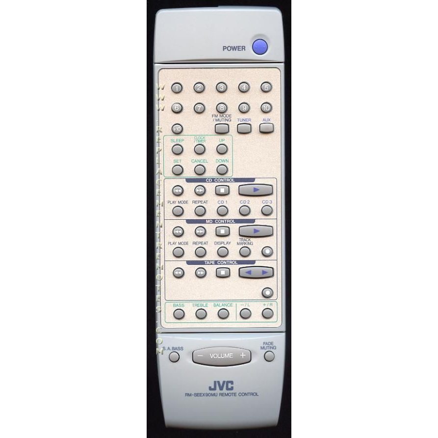 Control remoto del receptor JVC RMSEEX90MU