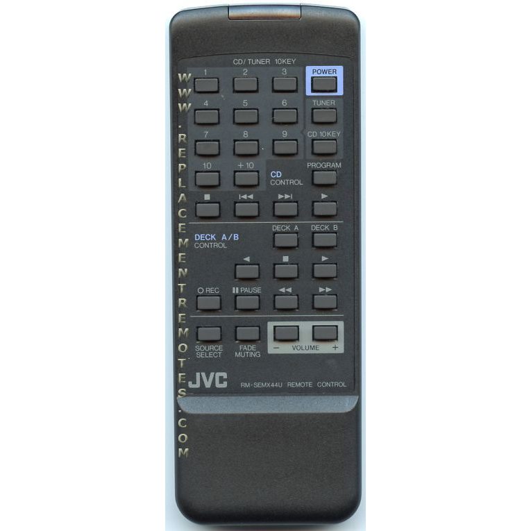 JVC RMSEMX44U Audio Remote Control