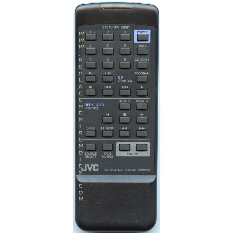 JVC RMSEMX55MU Audio Remote Control