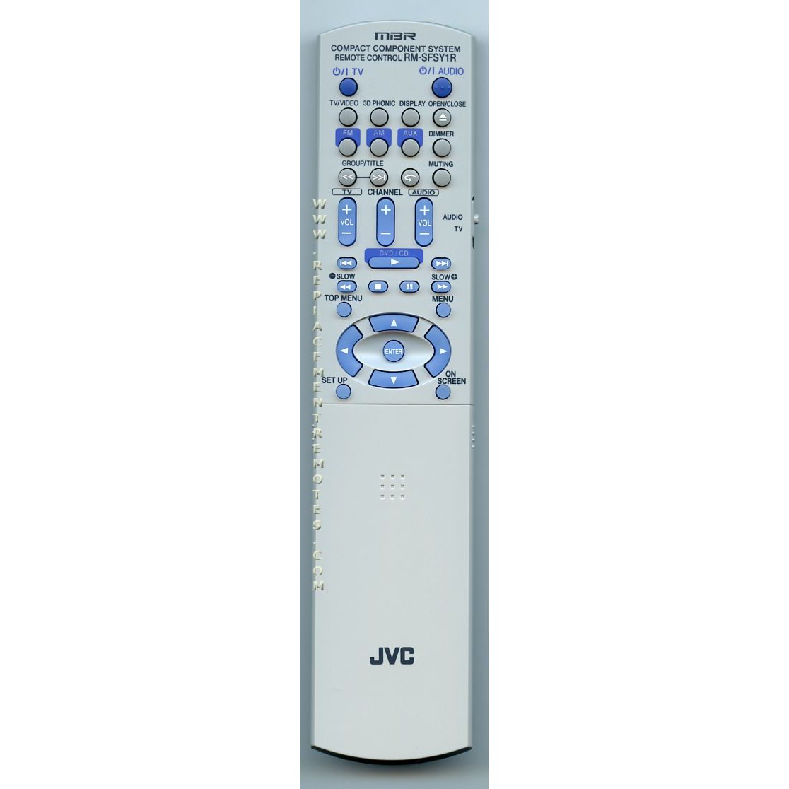 JVC RMSFSY1RW2 Home Theater Remote Control