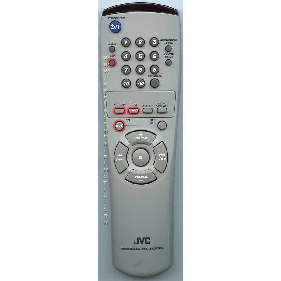 Control remoto de audio JVC RMSMXG500A