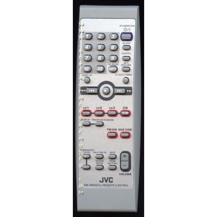 JVC RMSMXGC5J Audio Remote Control