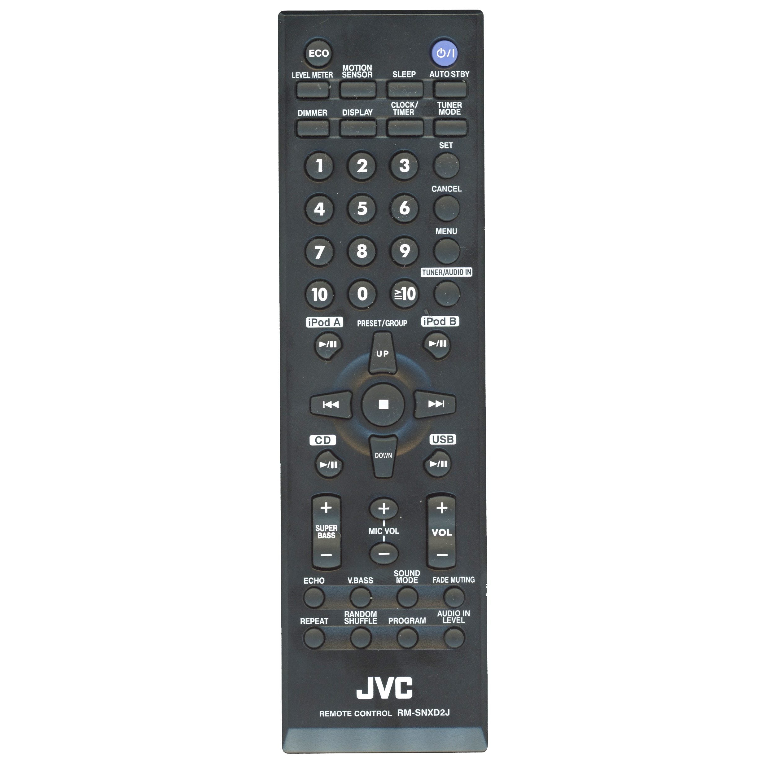 Control remoto de audio JVC RMSNXD2J