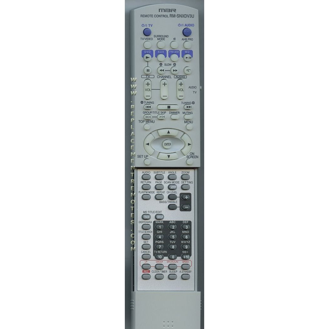 Control remoto del receptor JVC RMSNXDV3U
