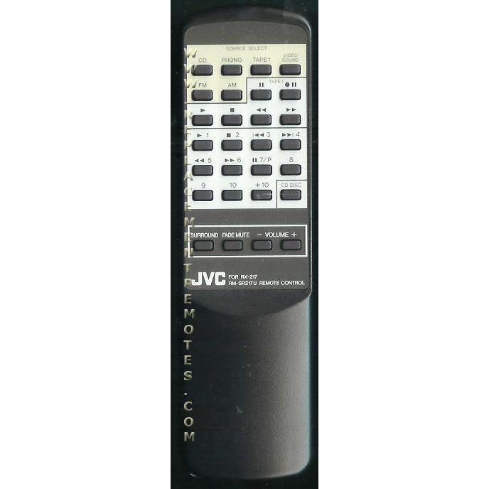 JVC RMSR217U Audio Remote Control