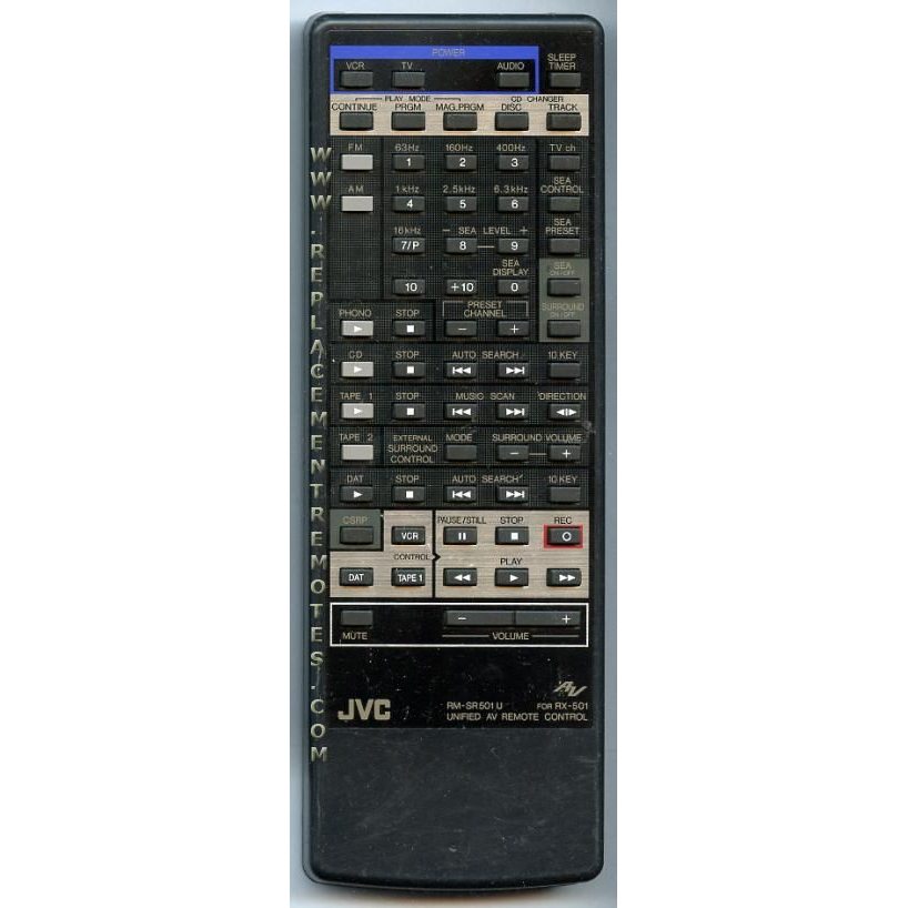 Control remoto del receptor JVC RMSR501U