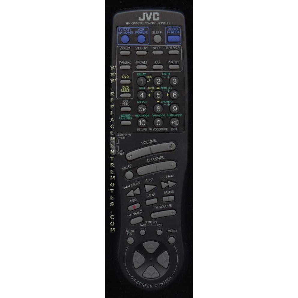 Control remoto del receptor JVC RMSR882U