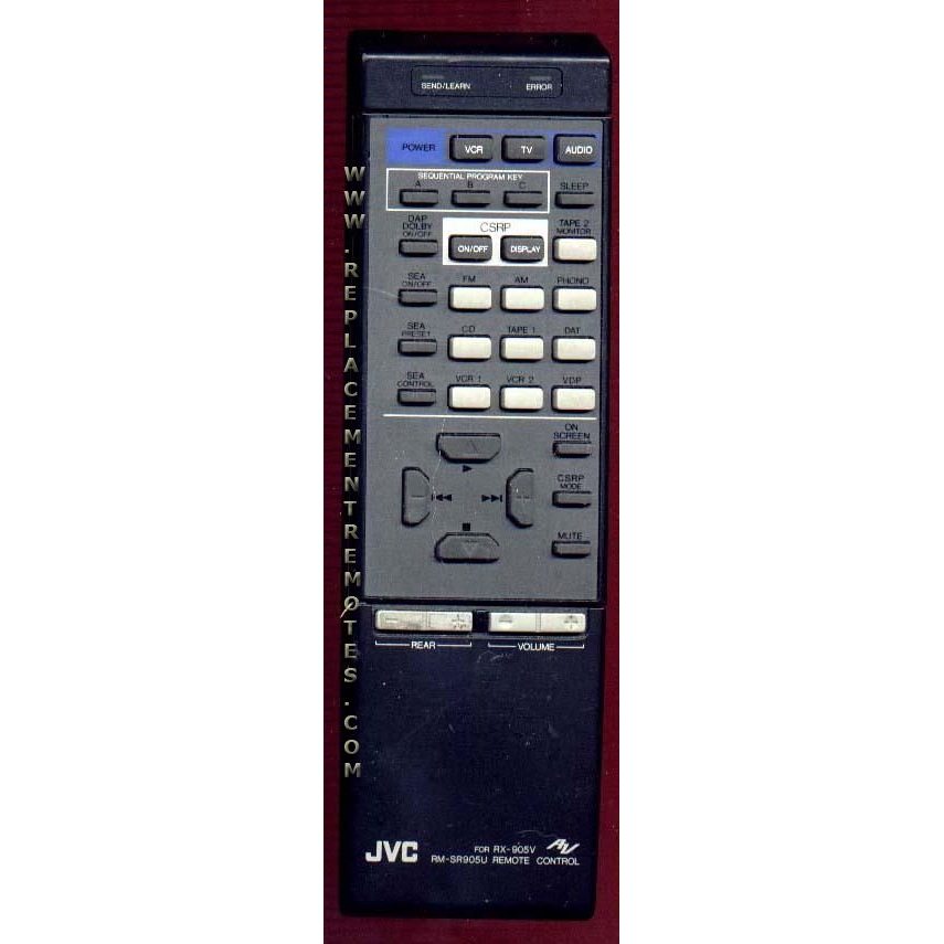 JVC RMSR905U Audio Remote Control
