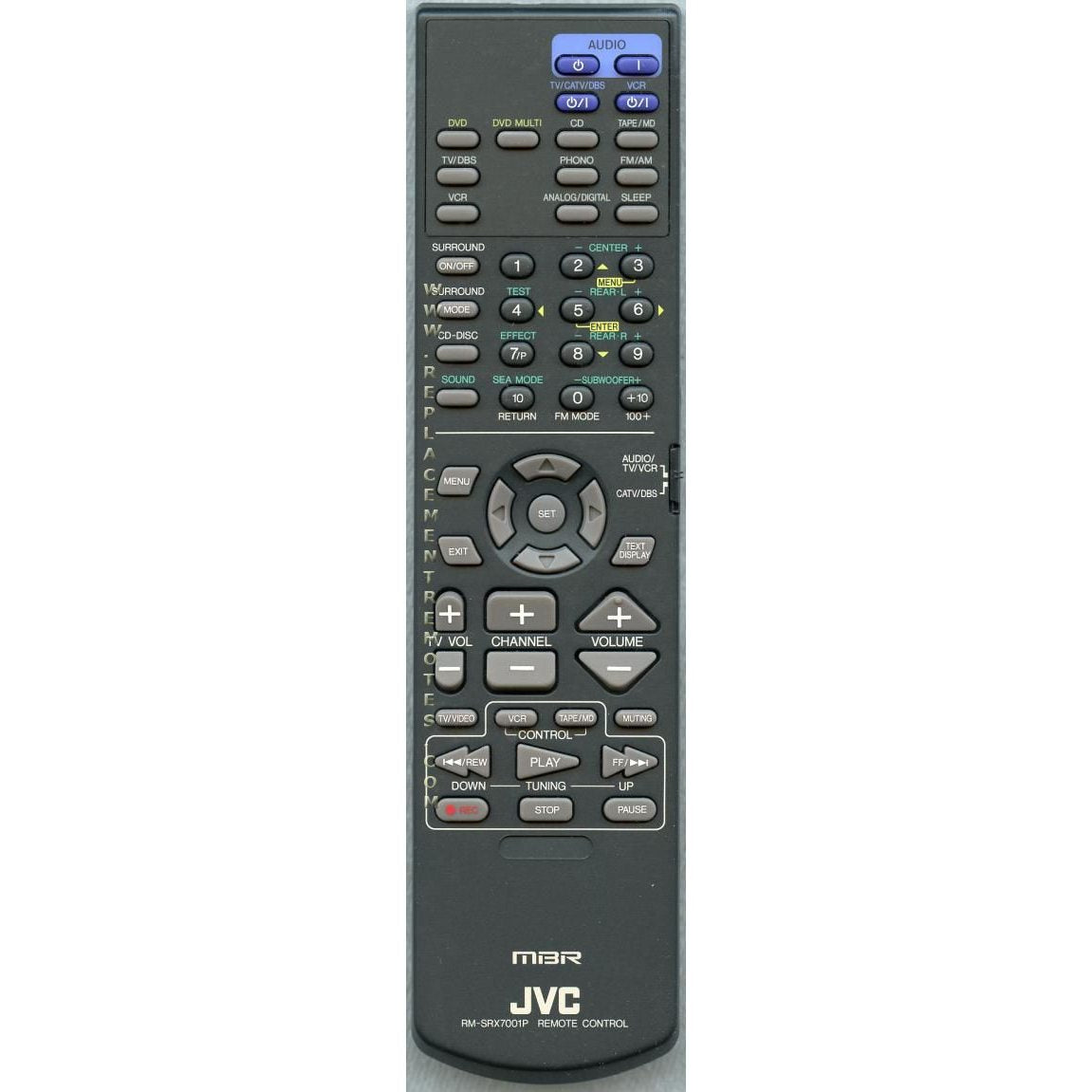 Control remoto del receptor JVC RMSRX7001P