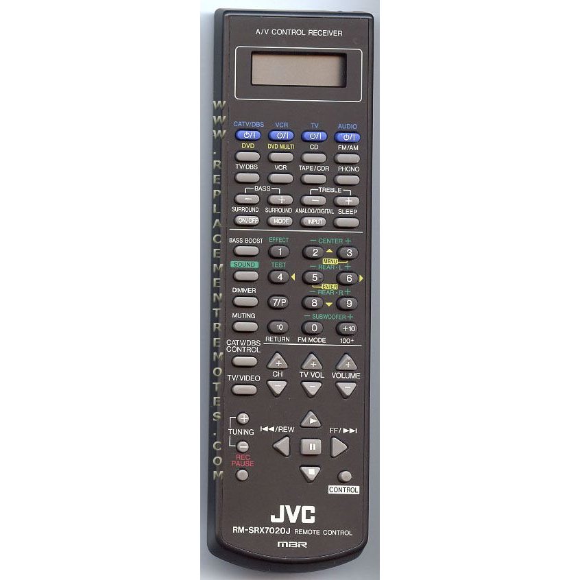JVC RMSRX7020J Receiver Remote Control
