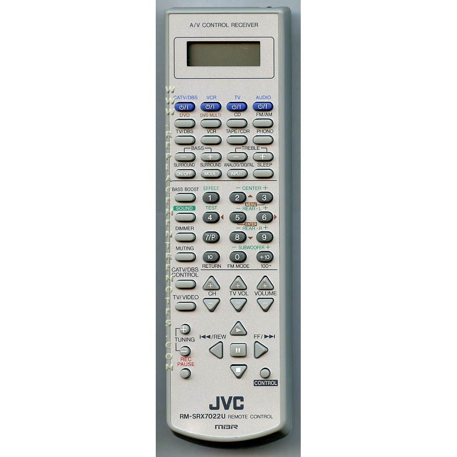 Control remoto del receptor JVC RMSRX7022U
