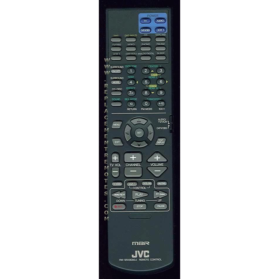 Control remoto de audio JVC RMSRX8000J