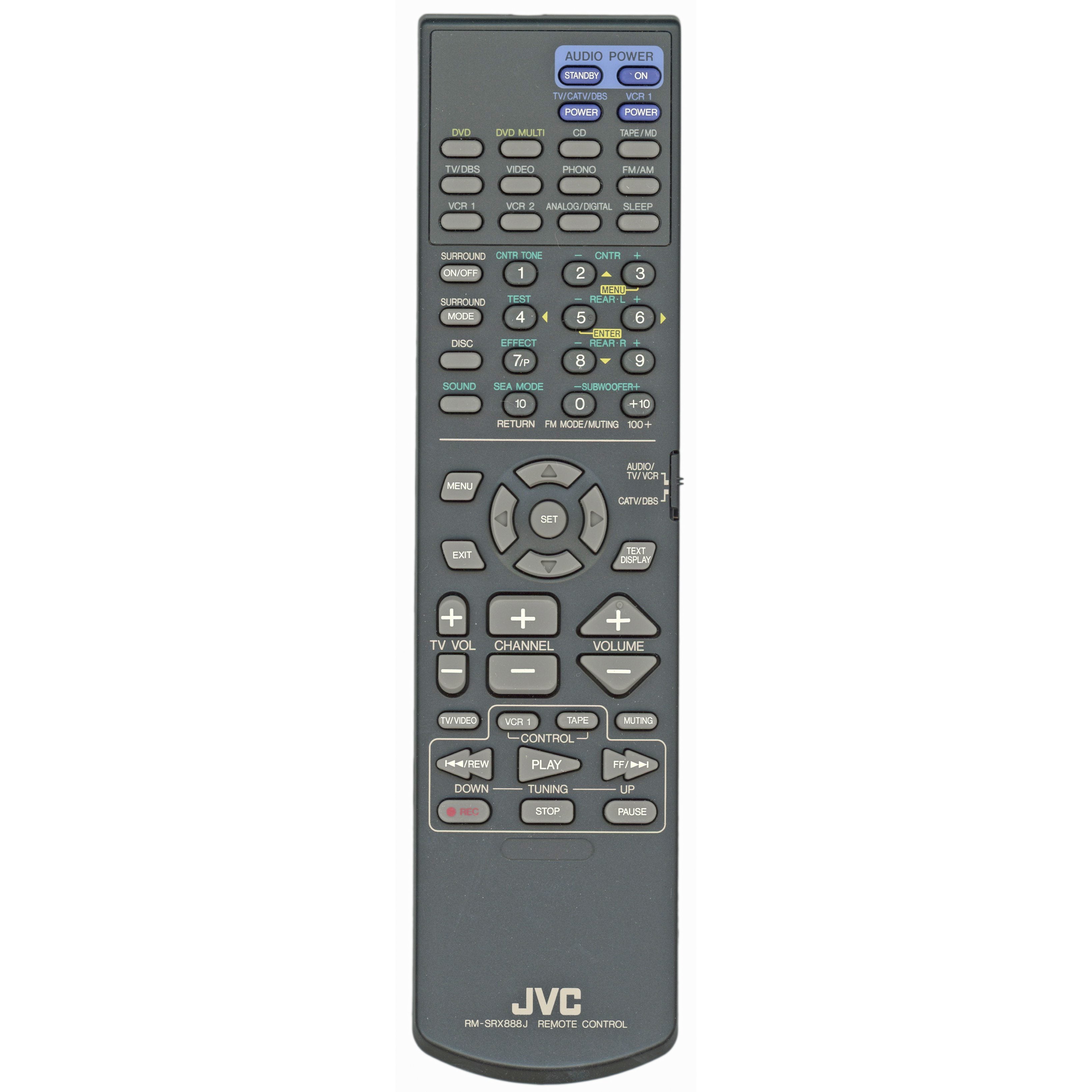 JVC RMSRX888J Receiver Remote Control