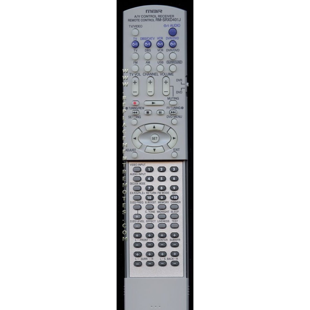 JVC RMSRXD401J Receiver Remote Control