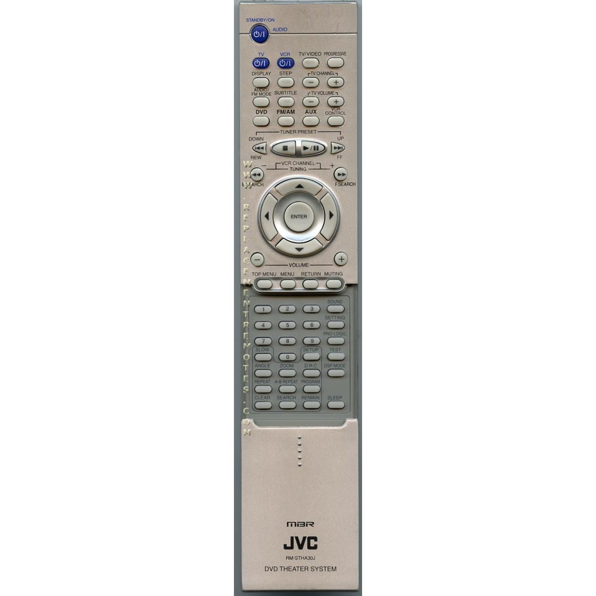 JVC RMSTHA30J Home Theater Remote Control