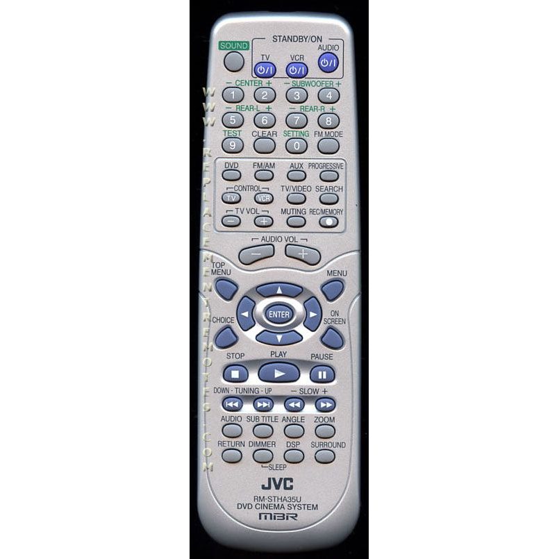 JVC RMSTHA35J Home Theater Remote Control