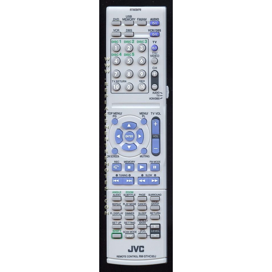 JVC RMSTHC60J Home Theater Remote Control