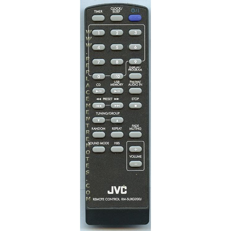 Control remoto de audio JVC RMSUXG200J