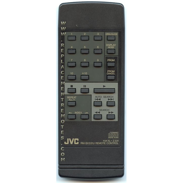 JVC RMSX331UB Audio Remote Control