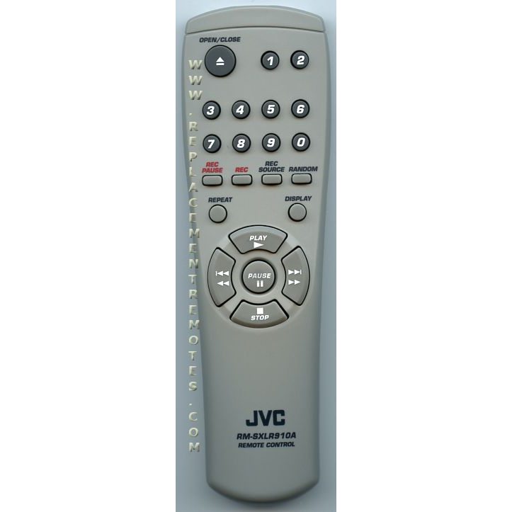 JVC RMSXLR910A Audio Remote Control