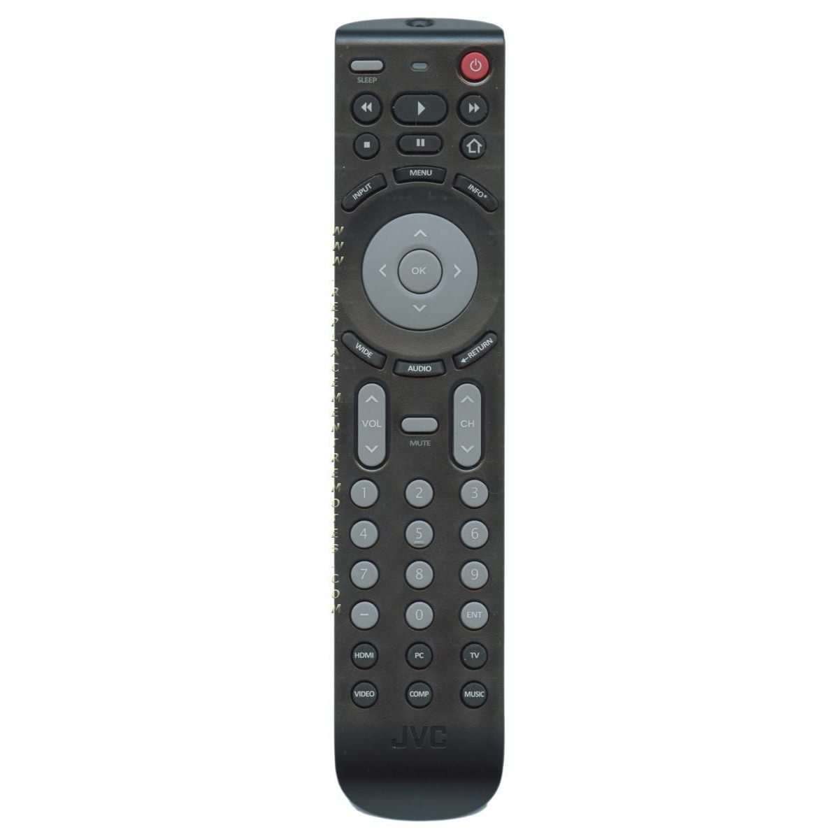 JVC RMT-JR02 TV With Roku Remote Control - 98003060110