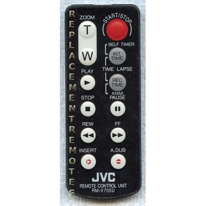 JVC RMV705U Video Camera Remote Control