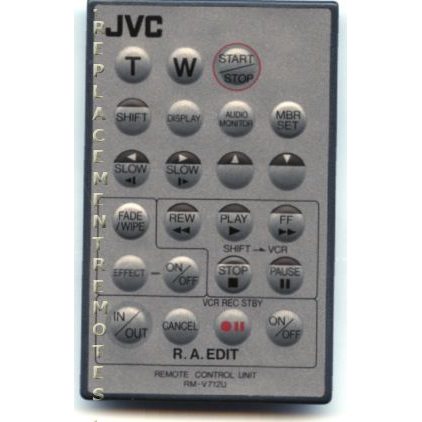 JVC RMV712U Video Camera Remote Control