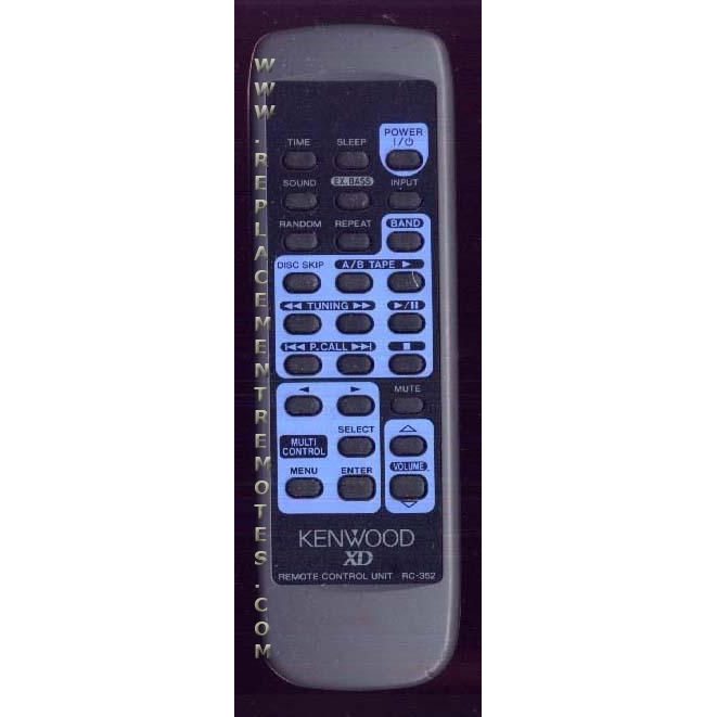 Control remoto de audio Kenwood RC352