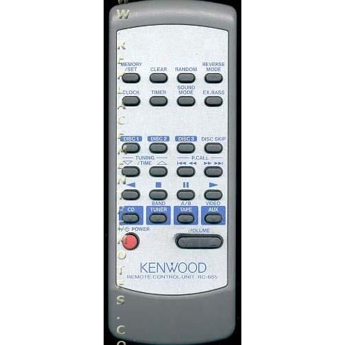 Control remoto de audio Kenwood RC655