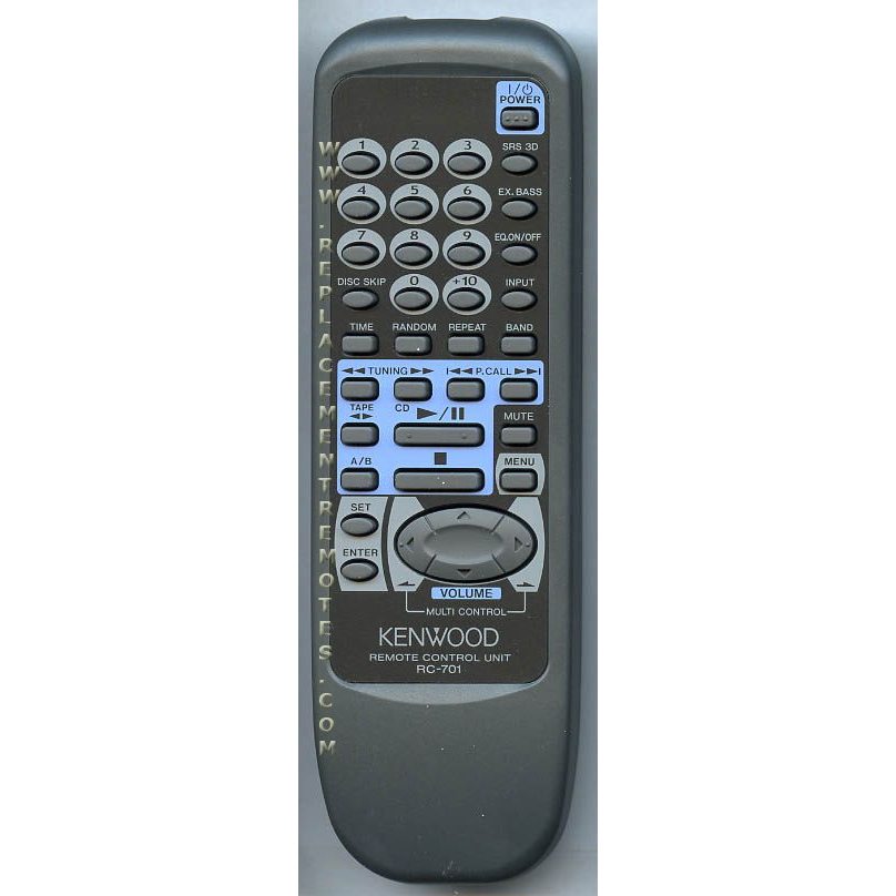 Control remoto de audio Kenwood RC701