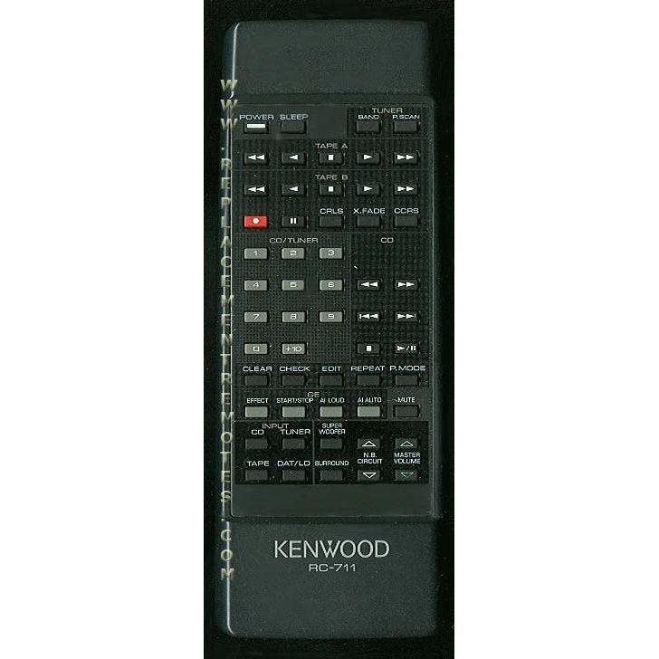 Control remoto de audio Kenwood RC711
