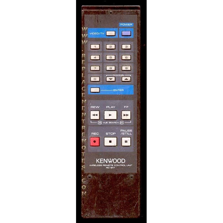 Kenwood RC917 VCR Remote Control