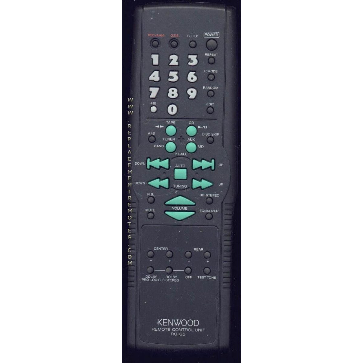 Kenwood RCG5 Audio Remote Control