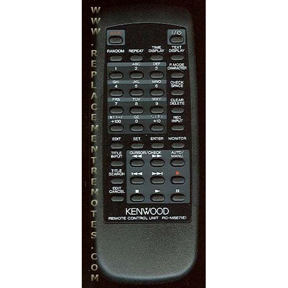 Kenwood RCMSE7E Audio Remote Control